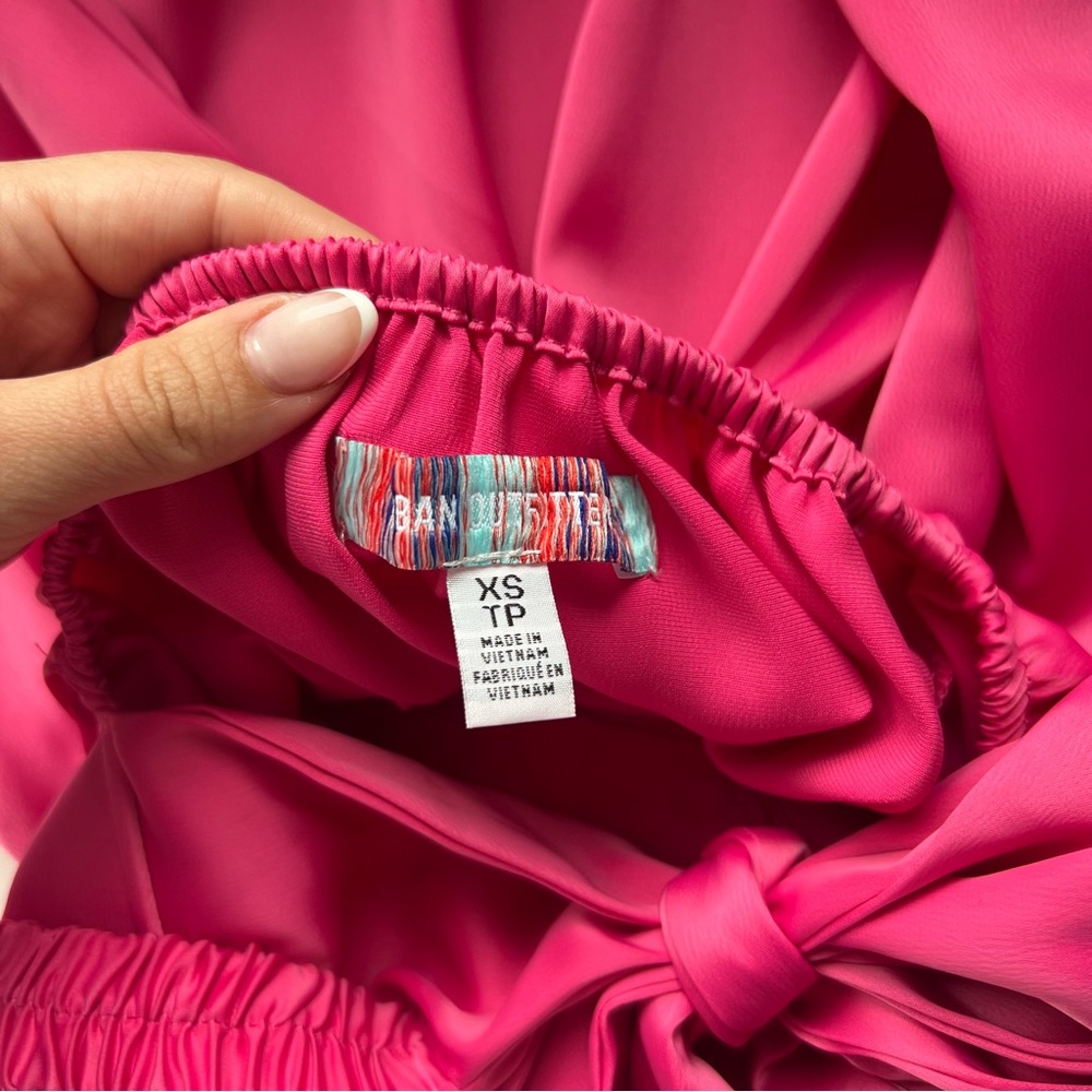 Urban Outfitters Pink Satin Cowl Neck Corset Mini Dress - Picture 11 of 13
